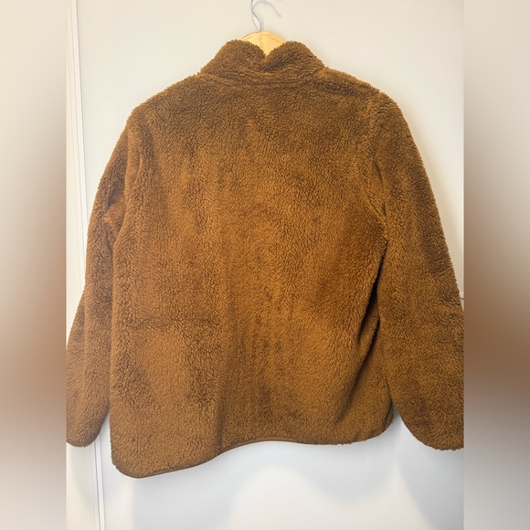 Uniqlo Women's Brown Teddy Jacket - Picture 5 of 6